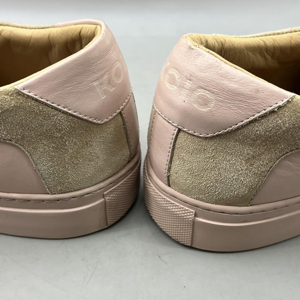 Koio Capri Casual Lace Up Shoes Men Size 10 Pink Comfort Made Italy Sneakers - Picture 9 of 9